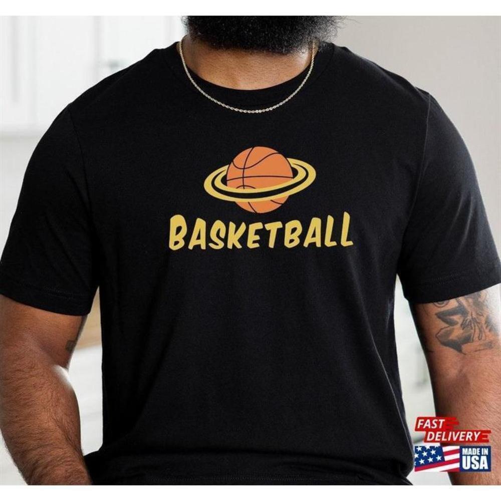 Basketball Planet Sport Graphic Fan Gift Unisex T-Shirt